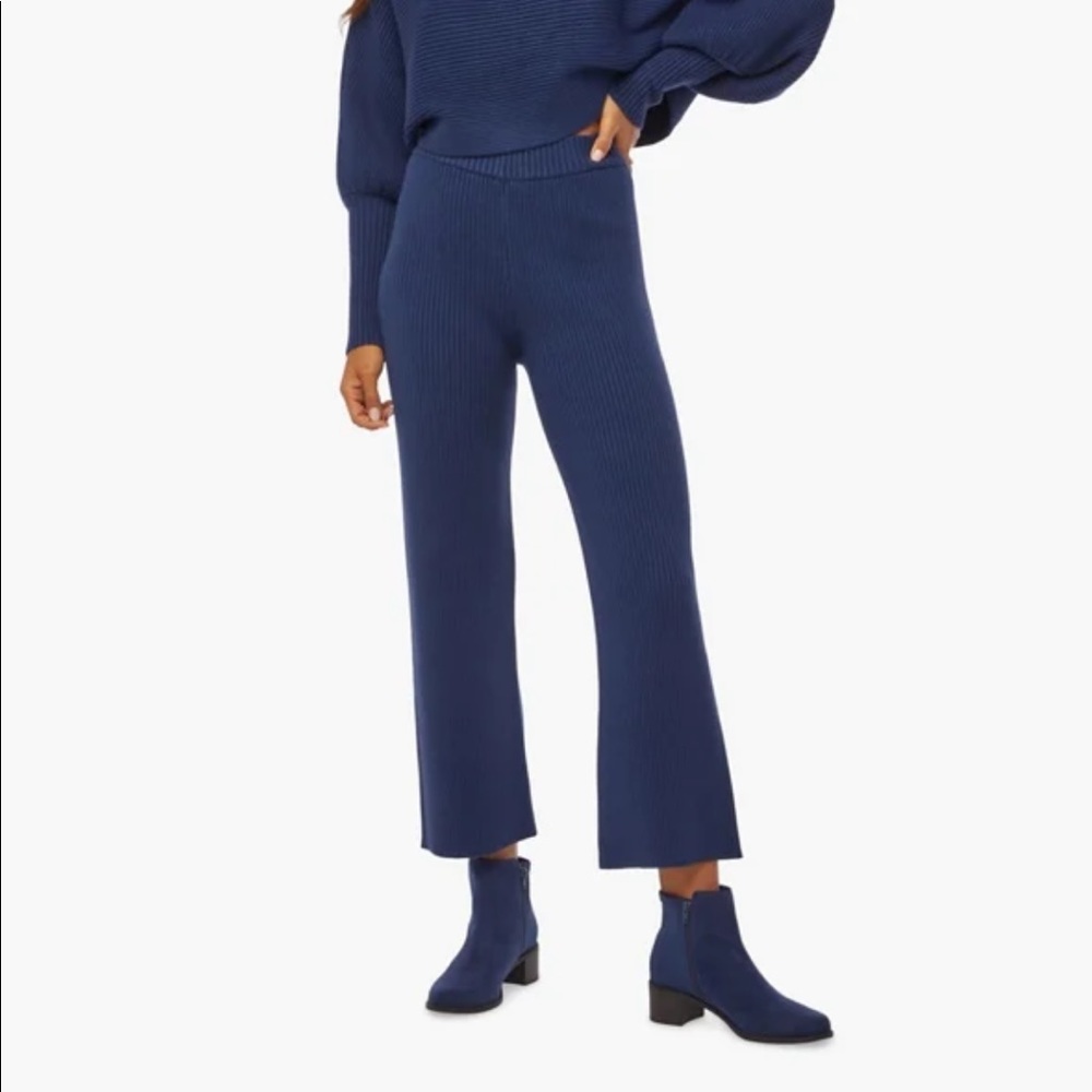JustFab-Ankle Length Ribbed Pants - Picture 10 of 15